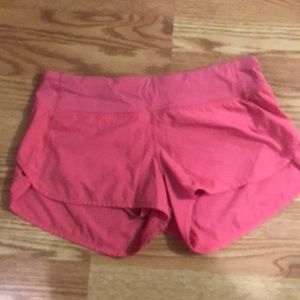 Pink Lululemon shorts
